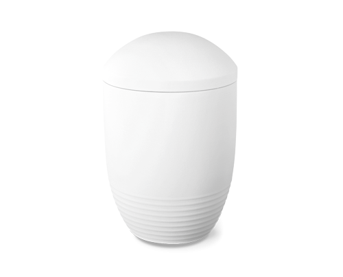 Bestattungsurne Junior Wave Weiss