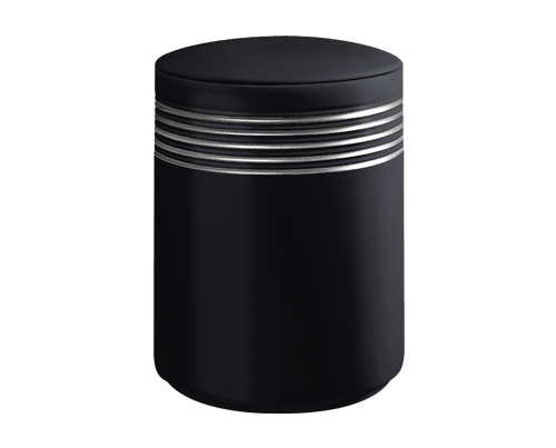 Bestattungsurne Nova Basalt Silber