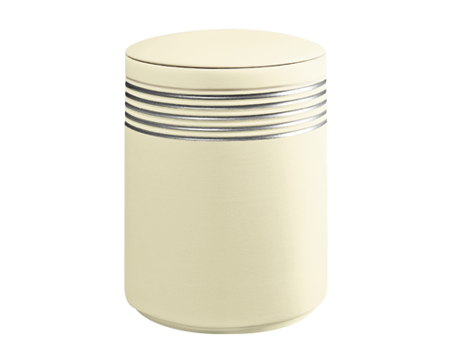 Bestattungsurne Nova Sandbeige Silber