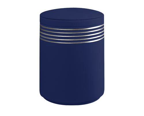 Bestattungsurne Nova Saphir Silber