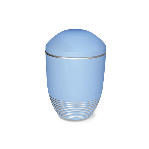 Seeurne Wave Antikblau Silber