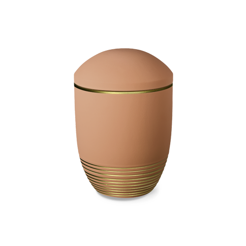 Bestattungsurne Wave Buche Gold