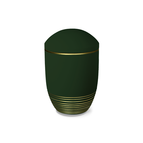 Bestattungsurne Wave Jade Gold