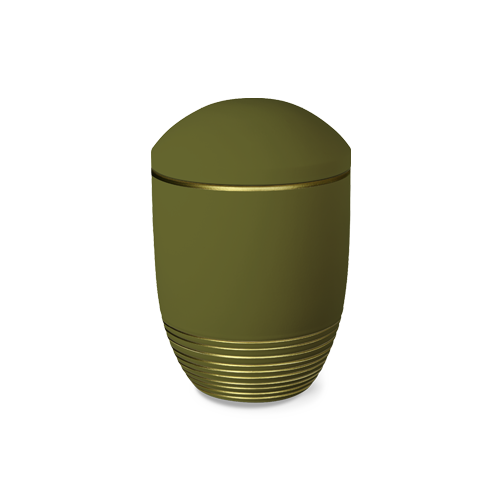 Bestattungsurne Wave Linde Gold