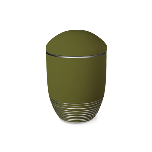 Bestattungsurne Wave Linde Silber